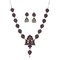 Indian Oxidized Jewelry Boho Tribal Jewelry Indian Long Necklace Bohemian Jewelry Afghani Tribal Tassel Long Ghungroo Necklace Earrings Set Choker Necklace Fashion Jewelry